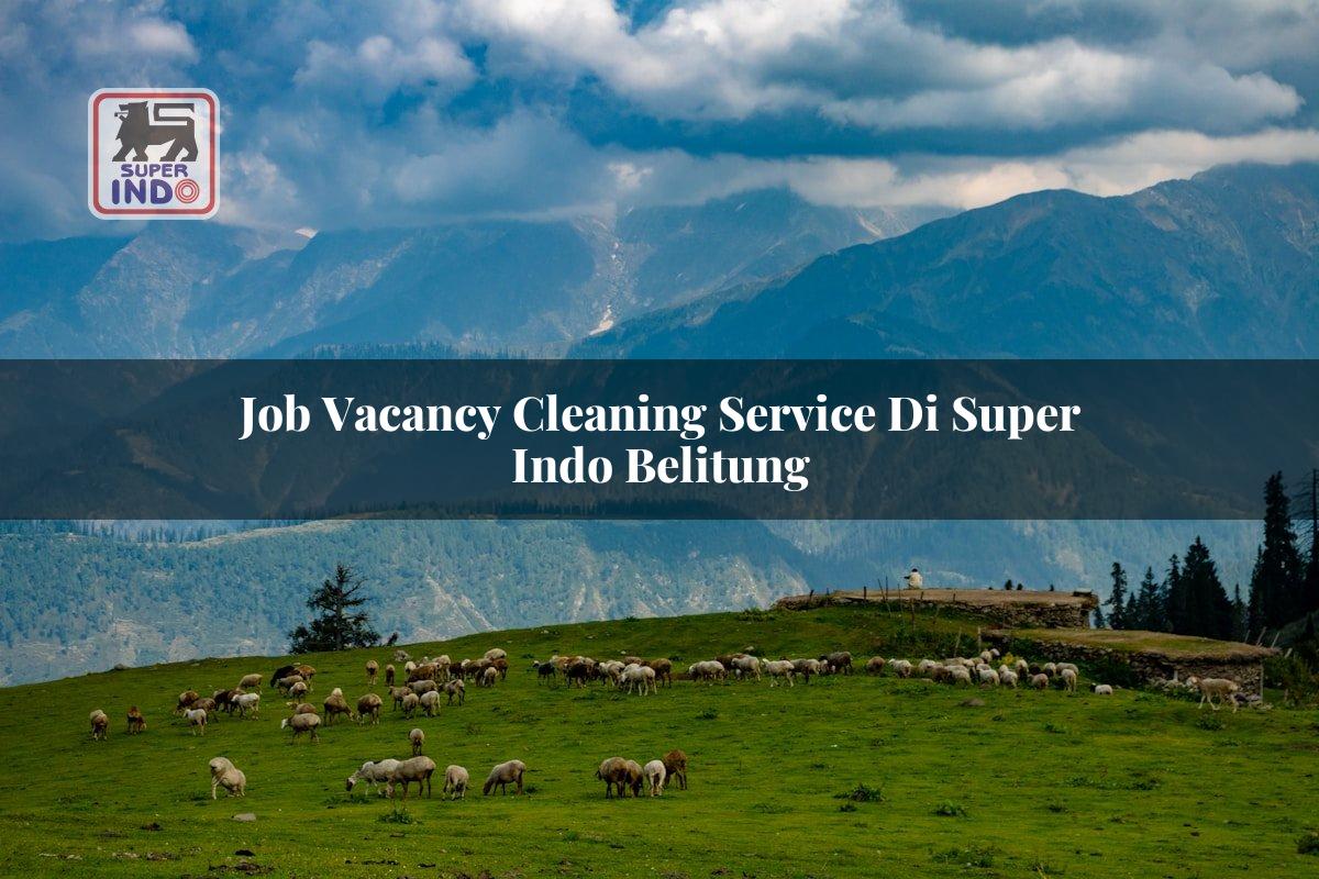 Job Vacancy Cleaning Service di Super Indo Belitung