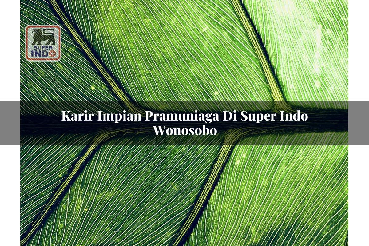 Karir Impian Pramuniaga di Super Indo Wonosobo